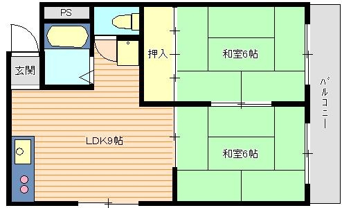 プラスパラス・ヒラノの間取り