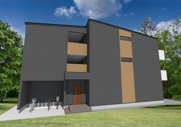 イリスコート元浜町の外観パース