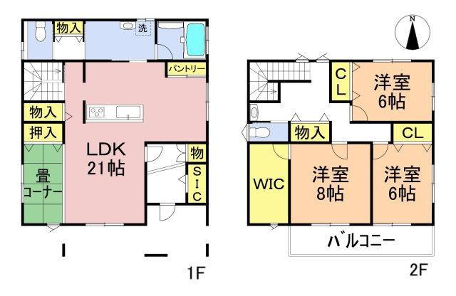 新築戸建　安八郡安八町南今ケ渕第１　全12区画分譲の間取り|■E棟　■ヤマダ不動産　株式会社リライフ　大垣店　■夢のマイホーム購入をフルサポートします！