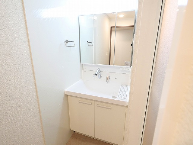 シャローゲートの洗面所|忙しい朝には欠かせない洗面所です