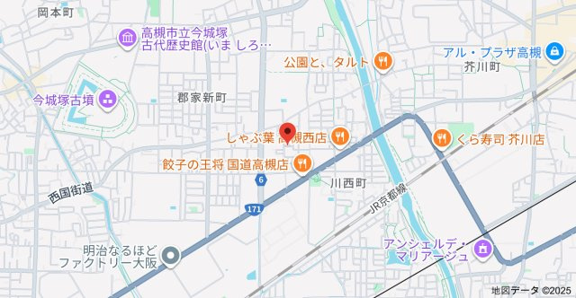T’Sコートの地図