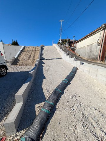 常滑市陶郷町1丁目　売地の外観|現況現地写真
◆延長敷地部分：24.95坪◆
◆土地面積までの車の乗り入れ不可◆