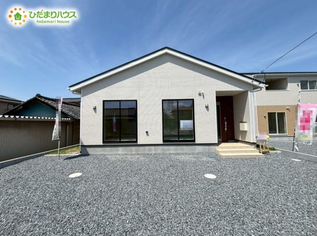 本庄市栗崎第2　新築一戸建て　クレイドルガーデン　03の外観|将来的にも安心なワンフロア設計。