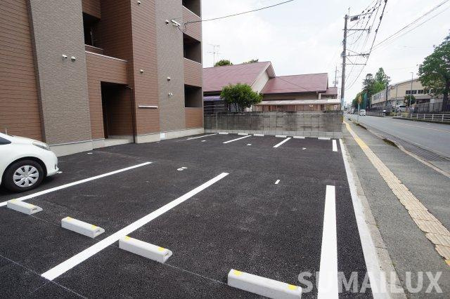熊本市北区龍田８丁目のアパートの駐車場