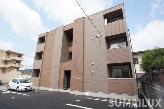 熊本市北区龍田８丁目のアパートの外観