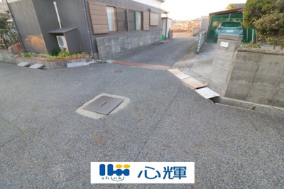 【前面道路含む現地写真】 | 宇部市大字妻崎開作 土地（73.2坪） | 現地(2025年1月23日撮影)