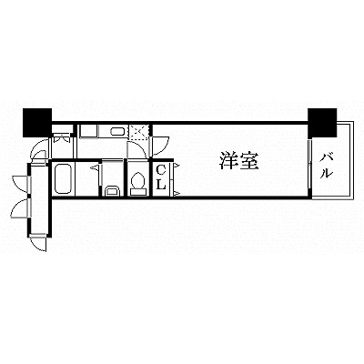レジディア三宮東の間取り