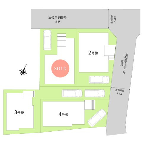 入間郡三芳町大字北永井の中古一戸建の外観|◇外観◇　(3号棟)
書斎や趣味部屋、収納などとして活用できるサービスルーム付きの2SLDK+タタミコーナー！