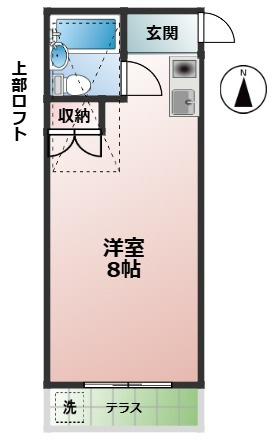 【間取り】 | コーポ美園