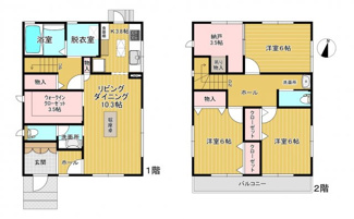 【間取り】 | 湘南茅ケ崎戸建