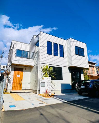 中海岸の暮らしの外観|茅ヶ崎駅徒歩16分、中海岸アドレスに新築デザイナーズ住宅が誕生！