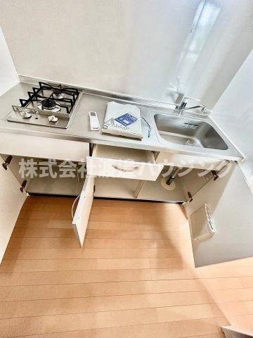 アンフィニⅦ緑地公園のキッチン|キッチン下収納