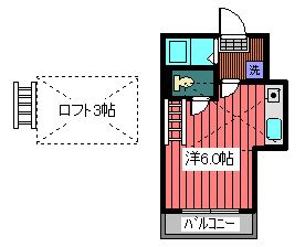 川口市上青木１丁目のアパートの間取り