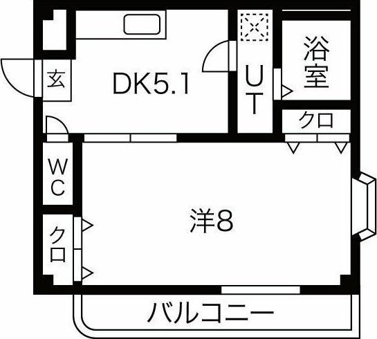 レジスコート今津中の間取り