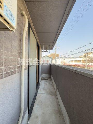 レジスコート今津中のバルコニー