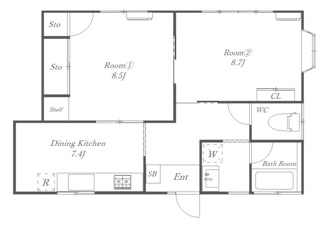 【間取り】 | オンディーナ | 間取り