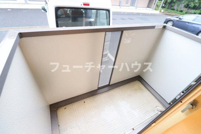 ロイヤルシティ　Ａのバルコニー