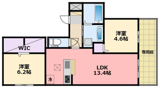 【間取り】 | コンフォータブル武庫川