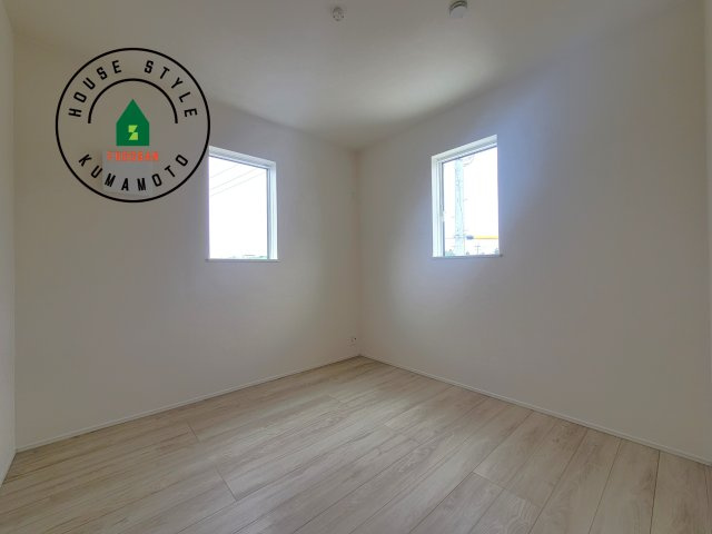 菊池郡大津町大字大津第1-3棟（1号棟）の子供部屋|採光良好な洋室は全居室、複層ガラスの遮熱効果と断熱効果で、一年中快適に過ごせます。