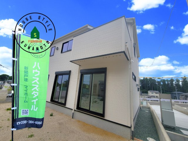 菊池郡大津町大字大津第1-3棟（1号棟）の外観|デザイン性のある外観です。