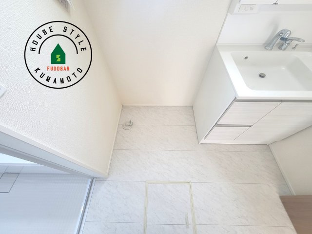 菊池郡大津町大字大津第1-3棟（1号棟）のランドリースペース|ランドリースペースとなります。広々して有効的にご使用できます。 