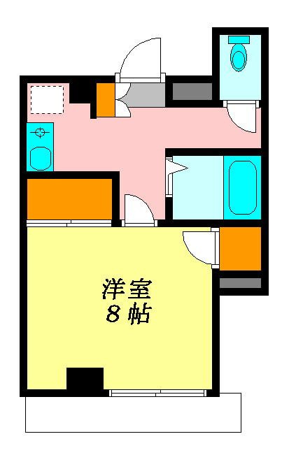 シャトレーナルシマ（２階）の間取り
