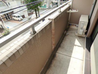 サンリット本山南のバルコニー