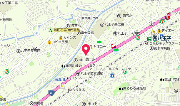 祝：成約済み　八王子市　並木町　新築戸建て　３期の地図|～仲介手数料無料☆八王子ひなた不動産～八王子市並木町　新築戸建て