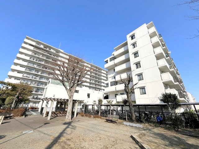 ルネ福生B棟の外観|2025年1月撮影