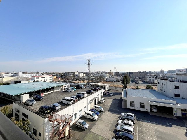 ルネ福生B棟の展望|前面は高い建物がないので眺望良好です！
