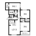 【間取り】 | ゆったりとした間取りが魅力です！
