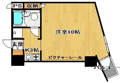 【間取り】 | ウィン船橋 | 開放的な空間