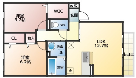 【間取り】 | アムール　エステート