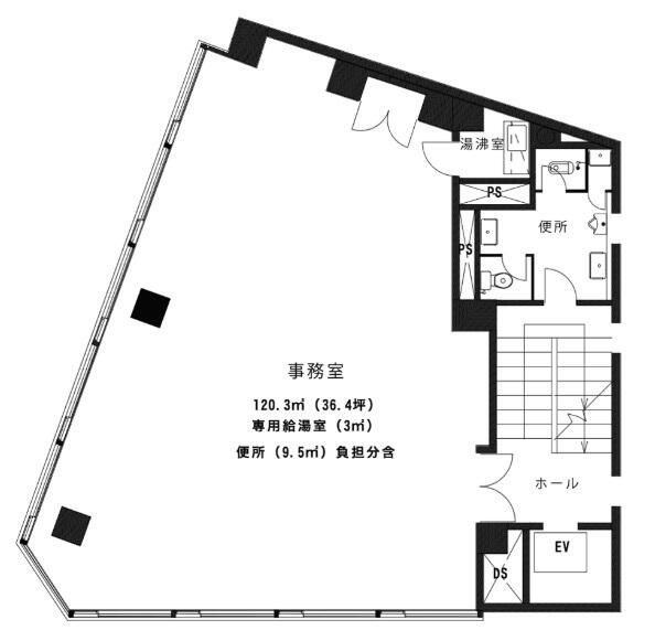 銀座西ビルヂングの間取り