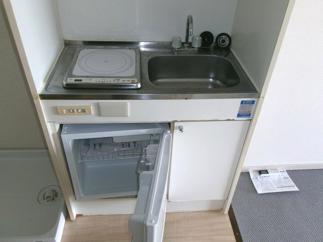 シアブルーのキッチン