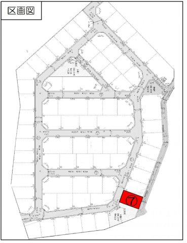 JUタウン玉島乙島2期⑦号地の地図