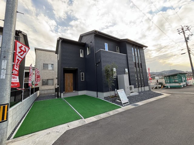 タマタウン倉敷福井4号地の前面道路含む現地写真