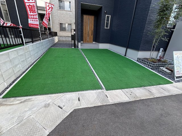 タマタウン倉敷福井4号地の前面道路含む現地写真