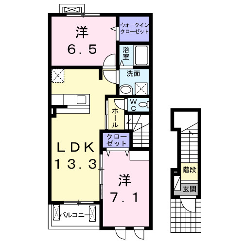 【間取り】 | カルム　エレガンス
