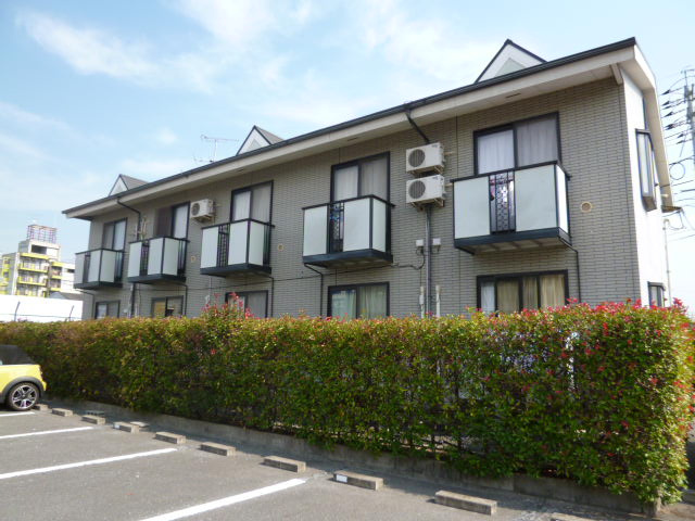倉敷市中庄のアパートの外観