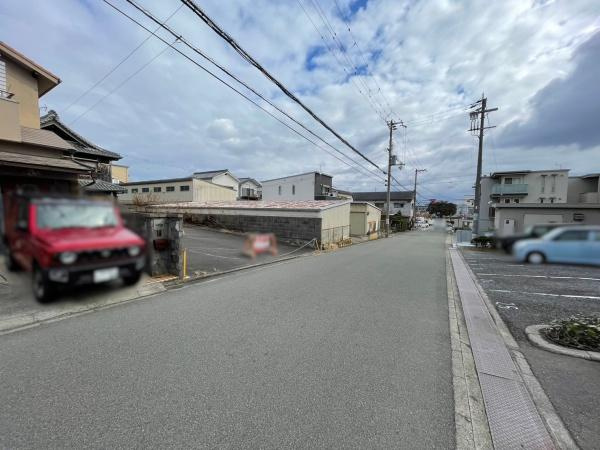 和歌山市新堀東２丁目　土地の前面道路含む現地写真