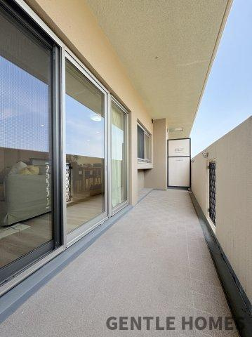 ロワールマンション福間のバルコニー