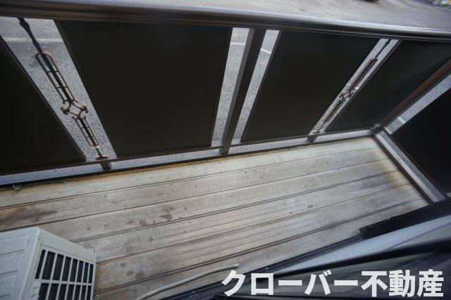 メープルシティAのバルコニー