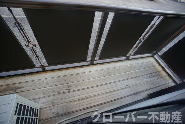 メープルシティAのバルコニー