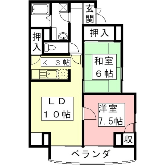 シルキーハウスＨＯＲＩの間取り