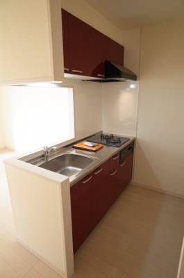 【キッチン】 | Ｇｒａｚｉａ | キッチンはガスコンロ2口のシステムキッチン！