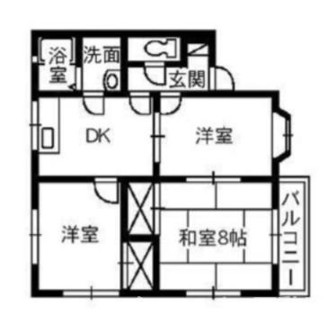 メープルシティAの間取り