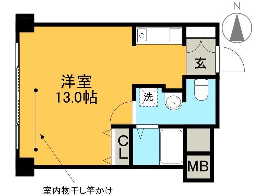 クレール本町の間取り