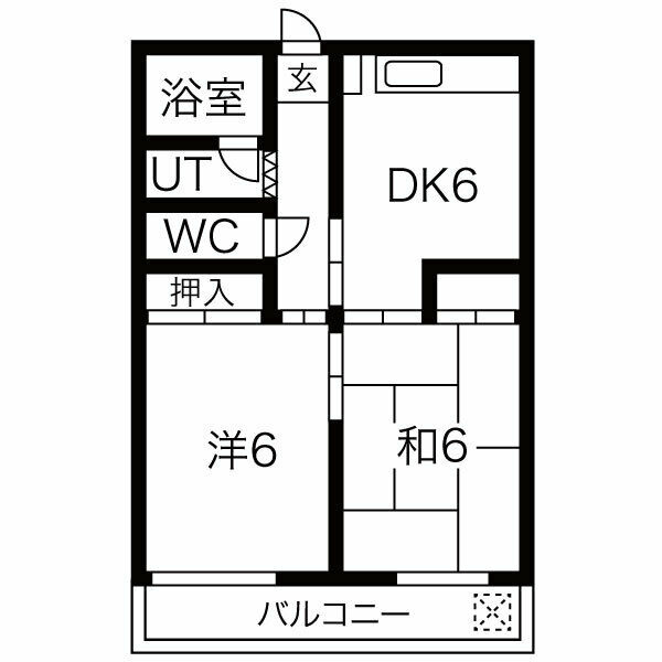 譽マンションの間取り