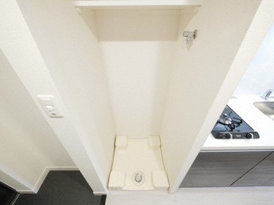 【設備】 | プレサンス天神橋筋六丁目ヴォワール | 洗濯機置き場です